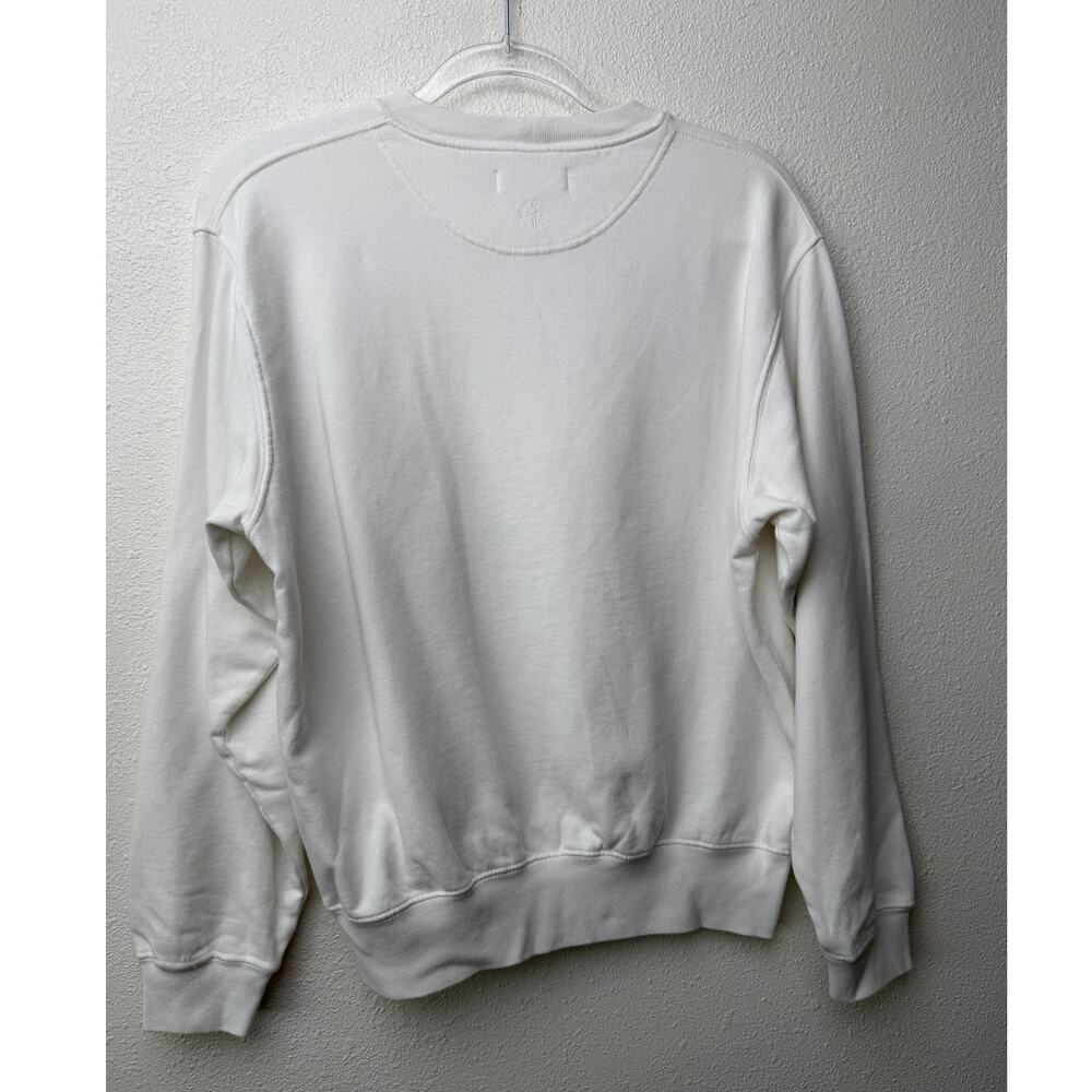 Anine Bing White Graphic Sweatshirt I Am Powerful Quote Crewneck Pullover XS - Picture 4 of 13